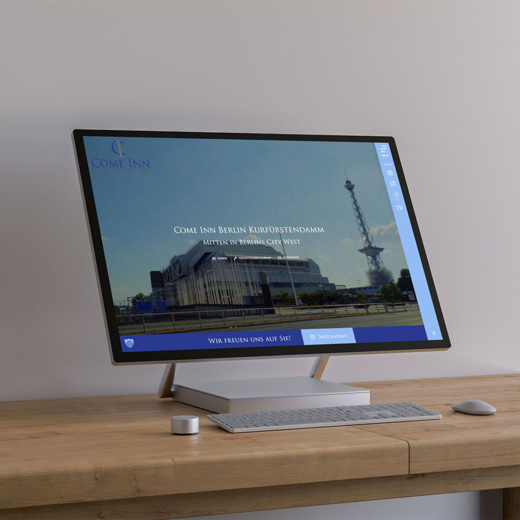 Anneke Engels | Webdesign Referenz Come Inn Berlin