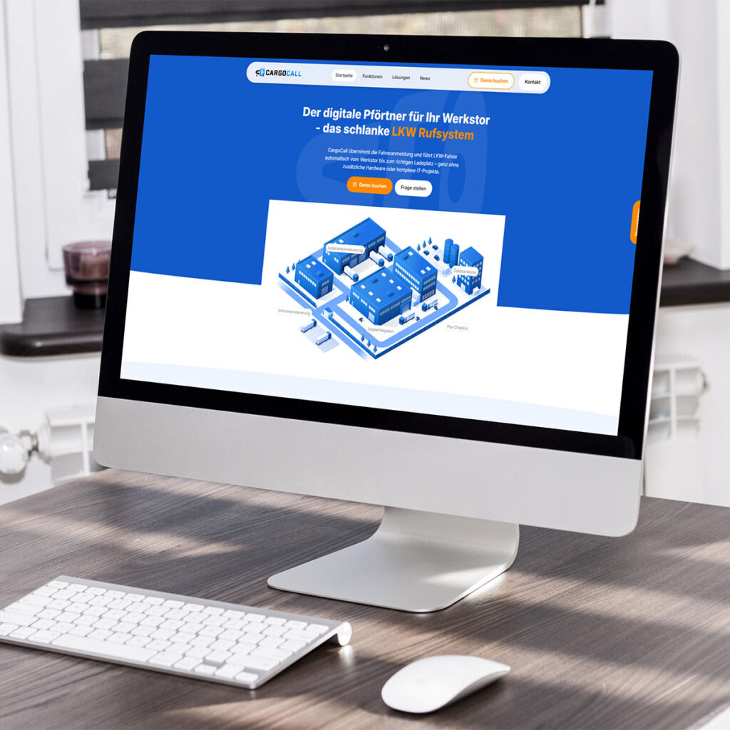 Anneke Engels Webdesign Relaunch CargoCall