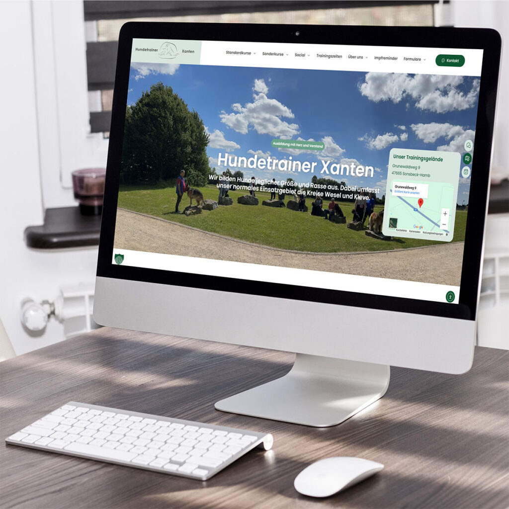 Anneke Engels | Webdesign Referenz Hundetrainer Xanten